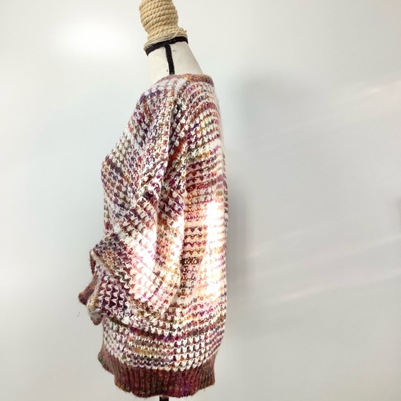 VINTAGE Rainbow Knit Unisex Sweater - Picture 7 of 16